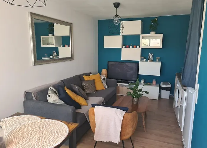Appartement T2 27m² meublé vue mer, 50m de la plage